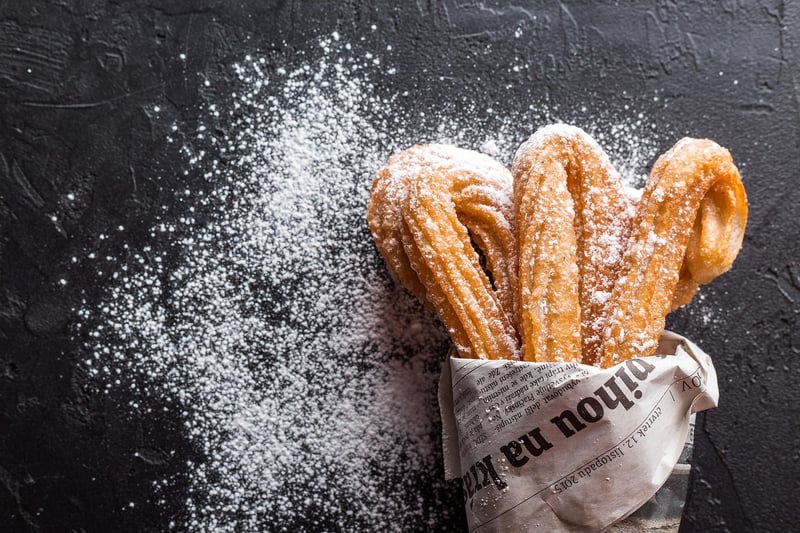 Churros with Green Tea Dip